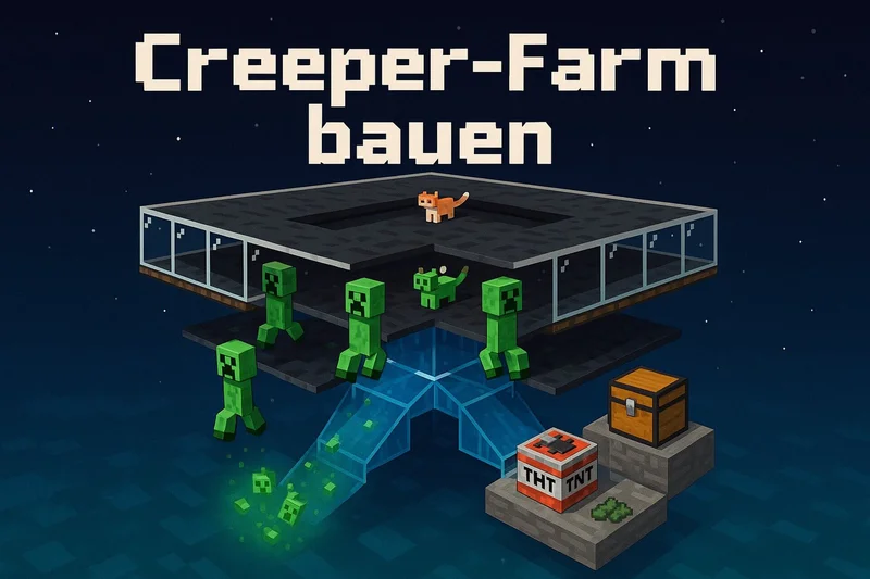 So baust du eine Minecraft-Creeperfarm in der 1.21
