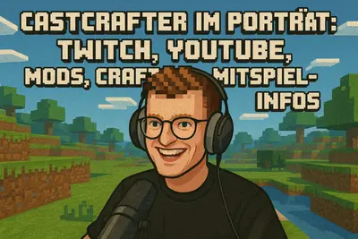 CastCrafter im Porträt: Twitch, YouTube, Mods, Craft Attack & Mitspiel-Infos