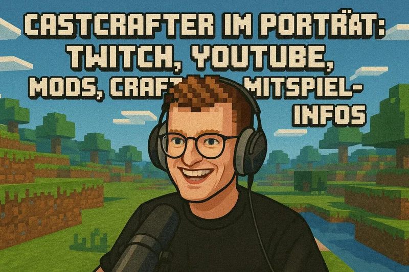 CastCrafter im Porträt: Twitch, YouTube, Mods, Craft Attack & Mitspiel-Infos