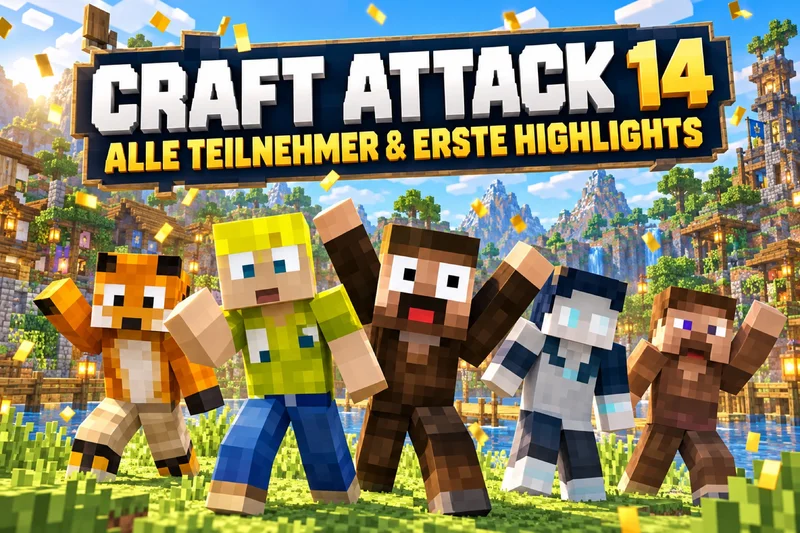 Craft Attack 14: Alle Teilnehmer, Start und erste Highlights