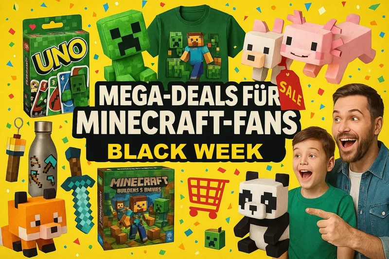 Minecraft Black Friday 2026: die besten Deals für Fans & Eltern