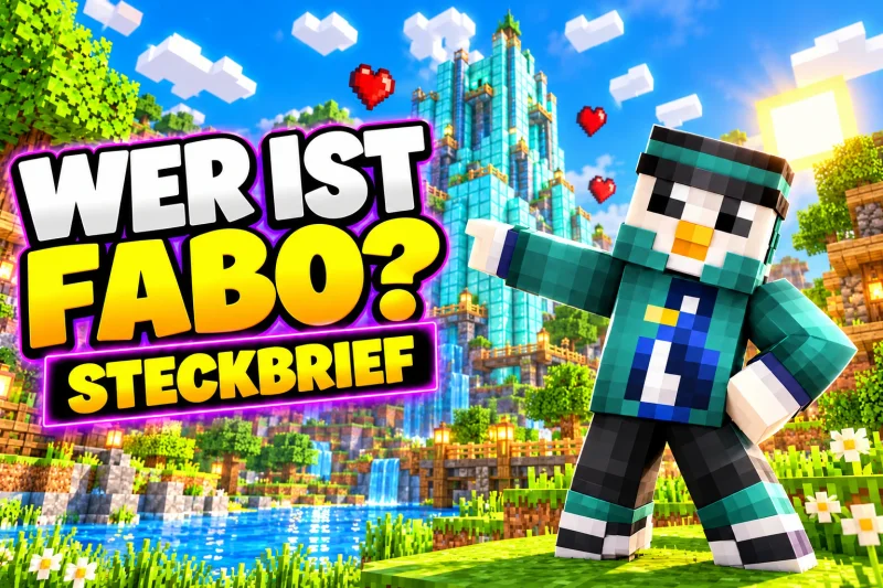 Fabo Steckbrief: Craft Attack, Varo & Minecraft Feinde