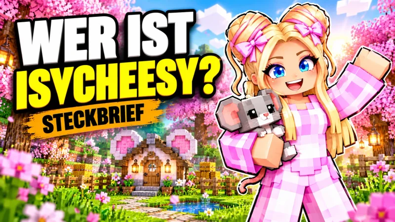 IsyCheesy Steckbrief: Isymaus, Minecraft Freunde & Bücher