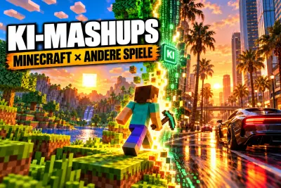 KI-Mashups: Minecraft in GTA, Mario & Co. – echt oder fake?
