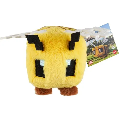 Mattel Minecraft Plüschtier Biene aus Ein Minecraft Film