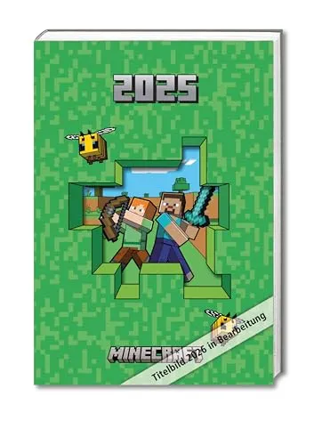 Minecraft – A5-Tischkalender 2026: Original Danilo-Kalender Mehrsprachig Kalender (Desk Diary)