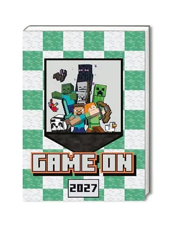 Minecraft – A5-Tischkalender 2027: Original Danilo-Kalender (Desk Diary)
