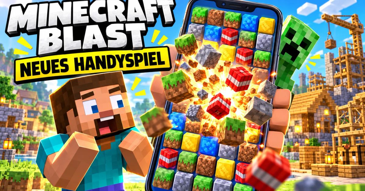 Minecraft Blast: Das Puzzle-Handyspiel von Mojang und King - CraftControl