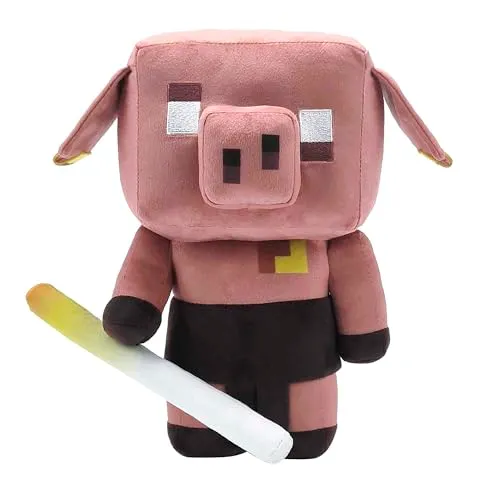 Minecraft Lohen-Runt, im Dunkeln leuchtende Plüschfigur mit Geräuschen
