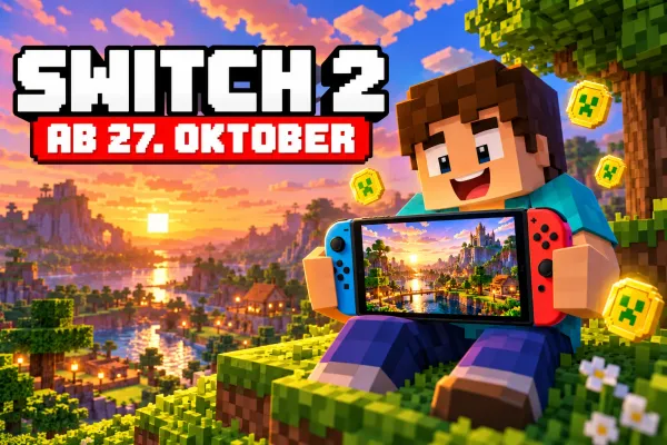 Minecraft auf der Switch 2: Gratis-Upgrade, Preise, Minecoins