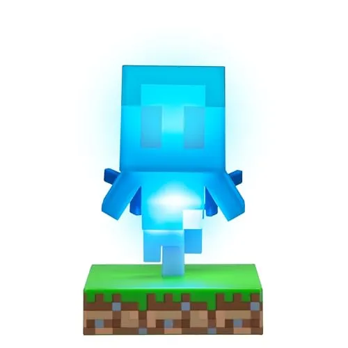 Paladone Minecraft Allay freistehende Schreibtischleuchte, Spielzimmer-Dekoration und Merchandise für Jungen und Mädchen, Nachtlicht-Geschenk, Zubehör für Spielzimmer und Schlafzimmer