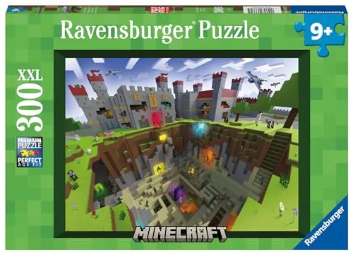 Ravensburger Puzzle Minecraft Cutaway - 300 XXL Teile