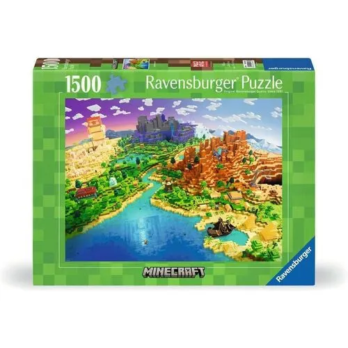 Ravensburger Puzzle World of Minecraft - 1500 Teile