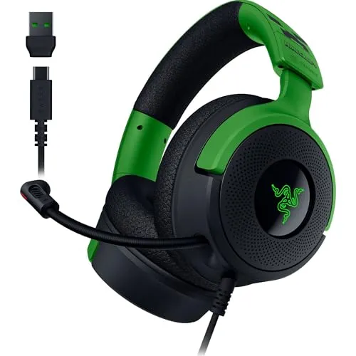 Razer Kraken V4 X Minecraft Edition - Kabelgebundenes USB-Gaming-Headset