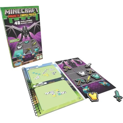 ThinkFun Minecraft Magnetisches Reise-Puzzle
