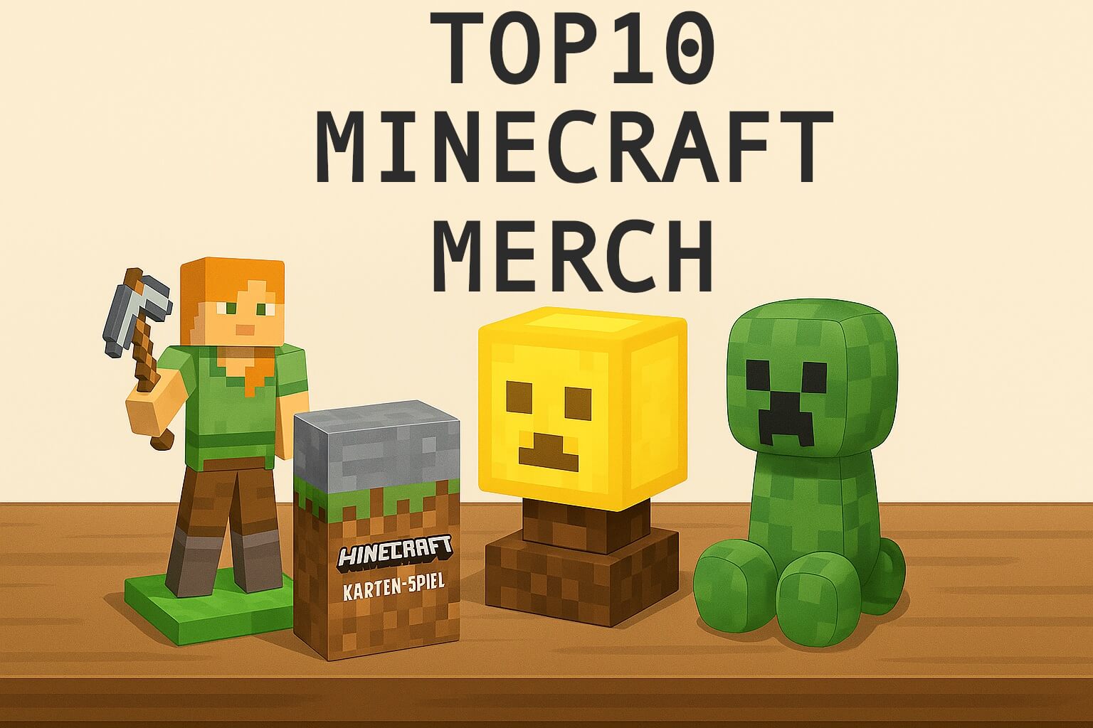 Minecraft-Merch fĂŒr GroĂ und Klein