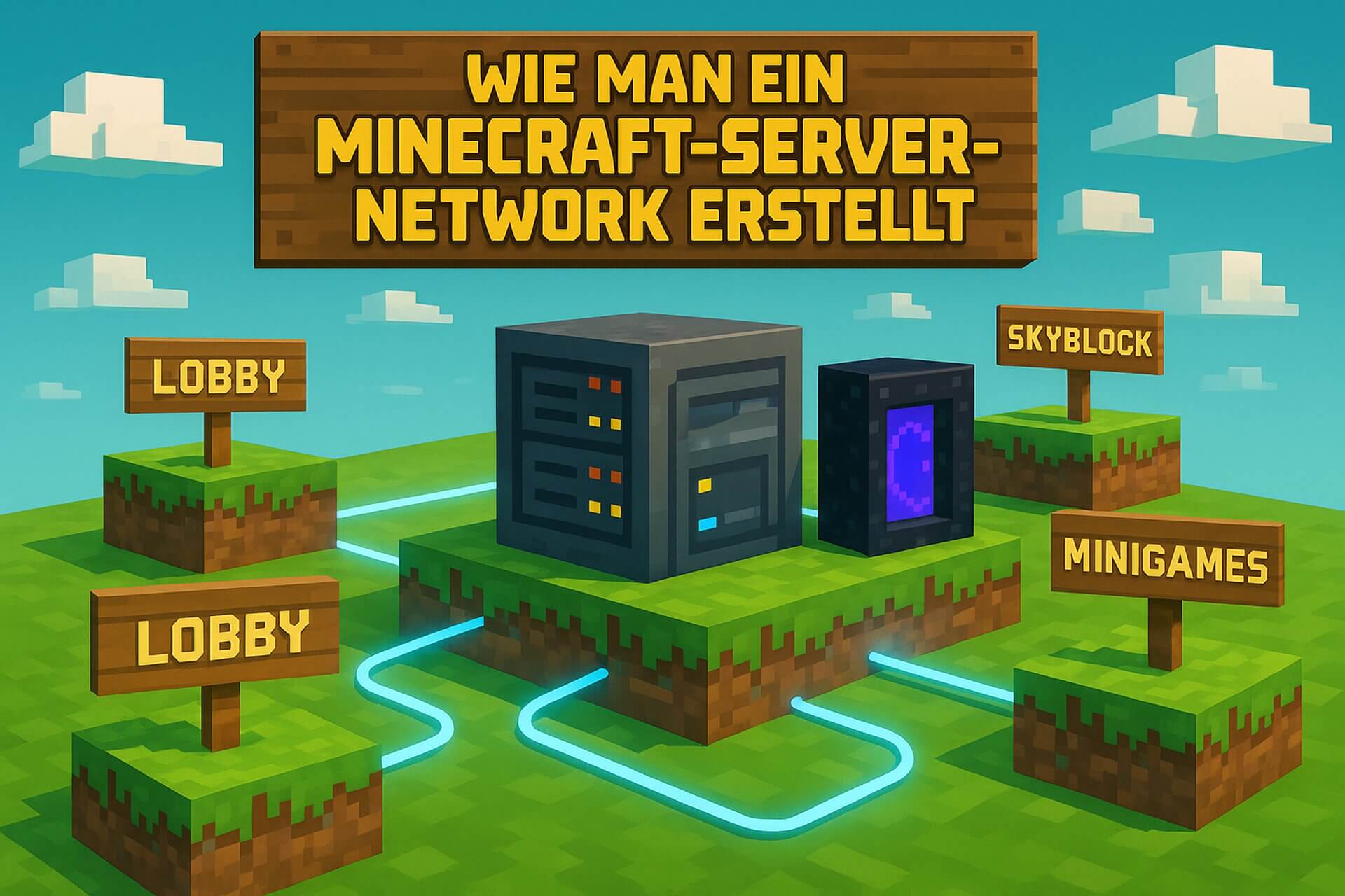So erstellst du einen Minecraft-Network-Server