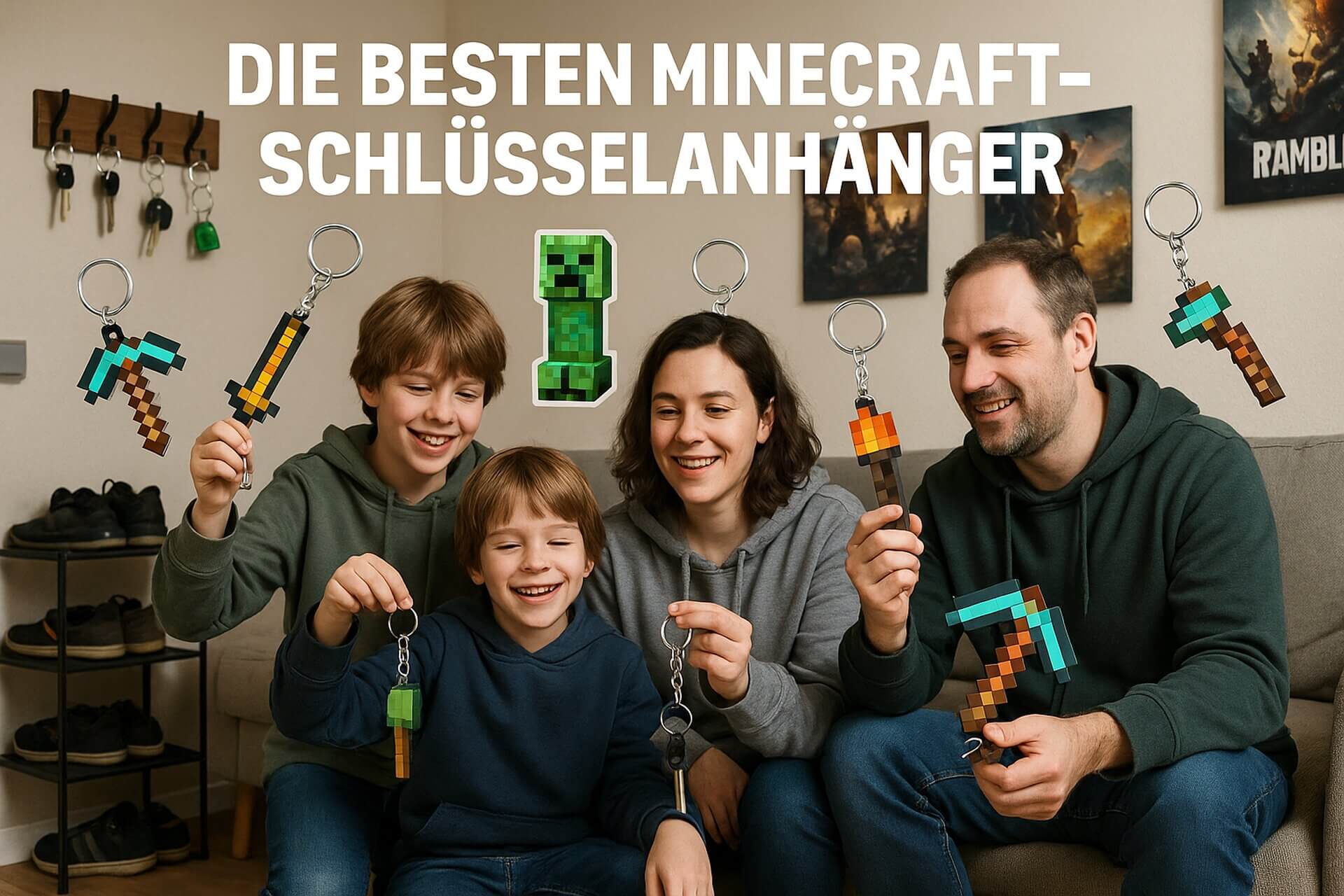 Die besten Miencraft-Schlüsselanhänger - für Kids, Jugendliche und Erwachsene