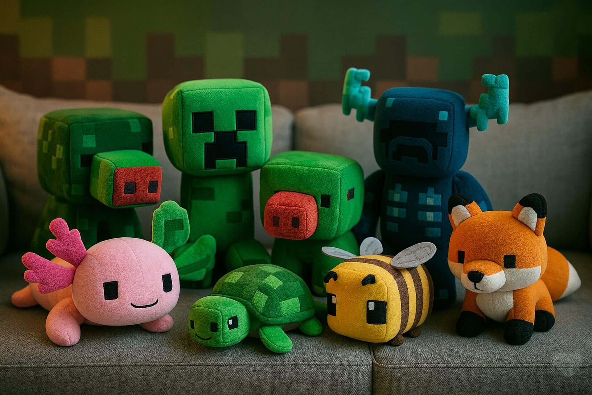 Die besten Minecraft-Kuscheltiere & PlĂŒschfiguren 2025: unsere Favoriten fĂŒr Kids, Teens & Eltern