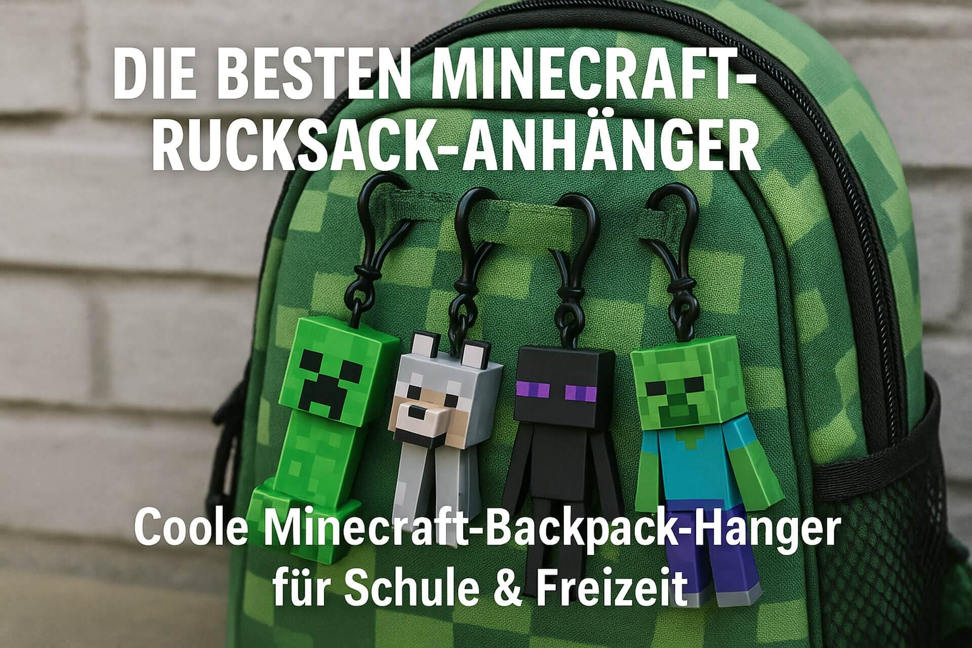 Die besten Minecraft-Rucksack-Anhänger: Coole Anhänger für Schule & Freizeit