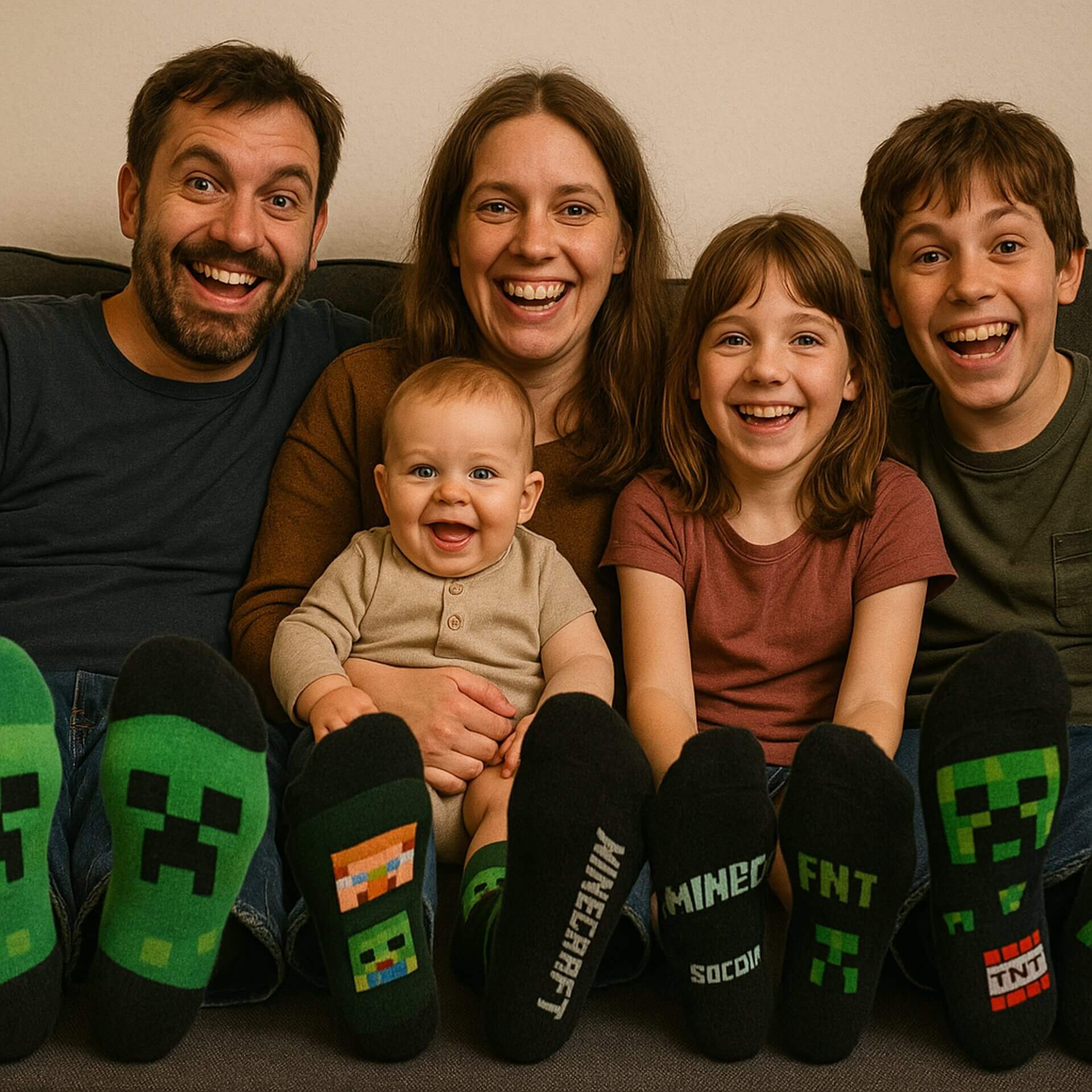 Die besten Minecraft-Socken fĂŒr Kinder, Jugendliche & Erwachsene