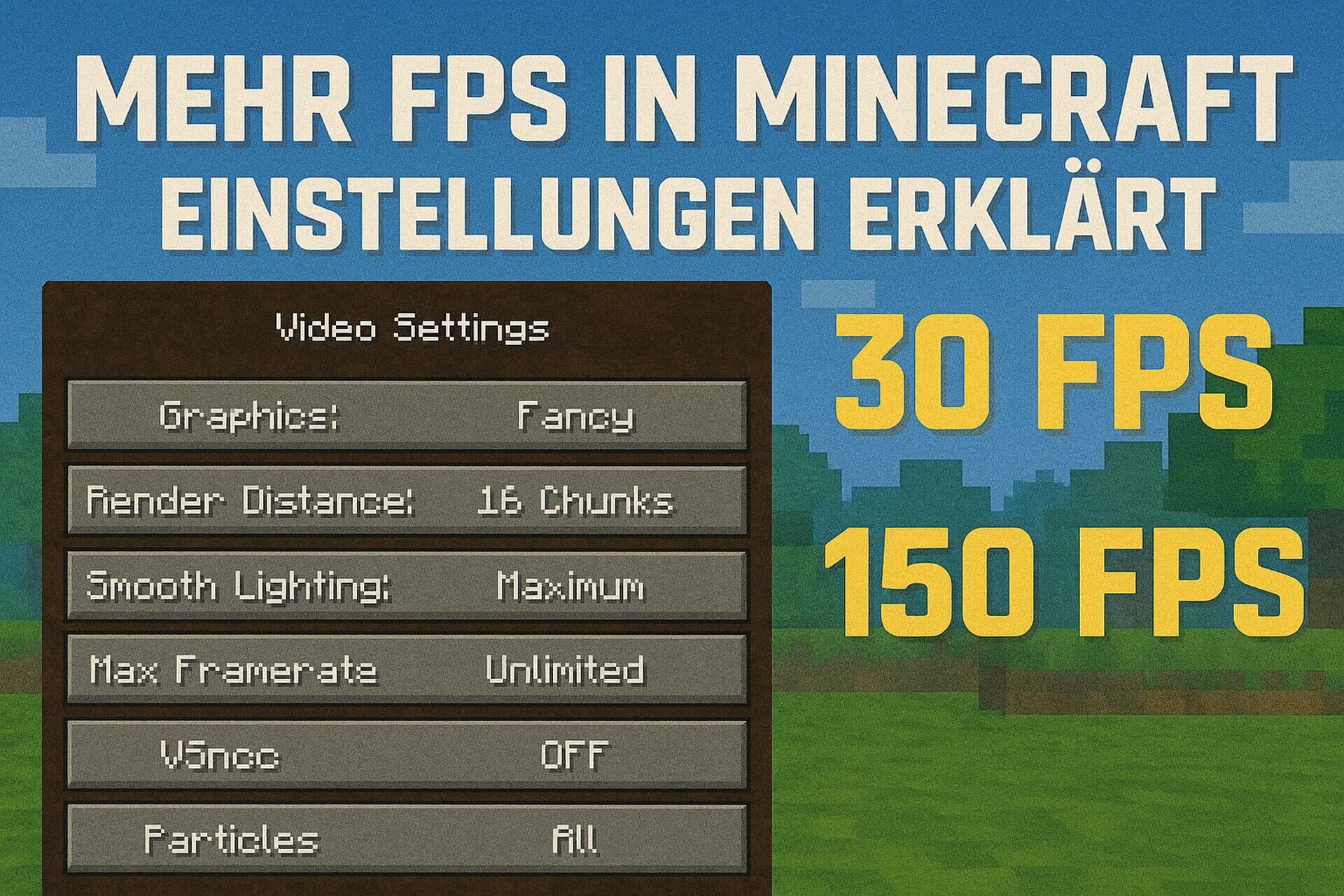 Minecraft-Settings anpassen