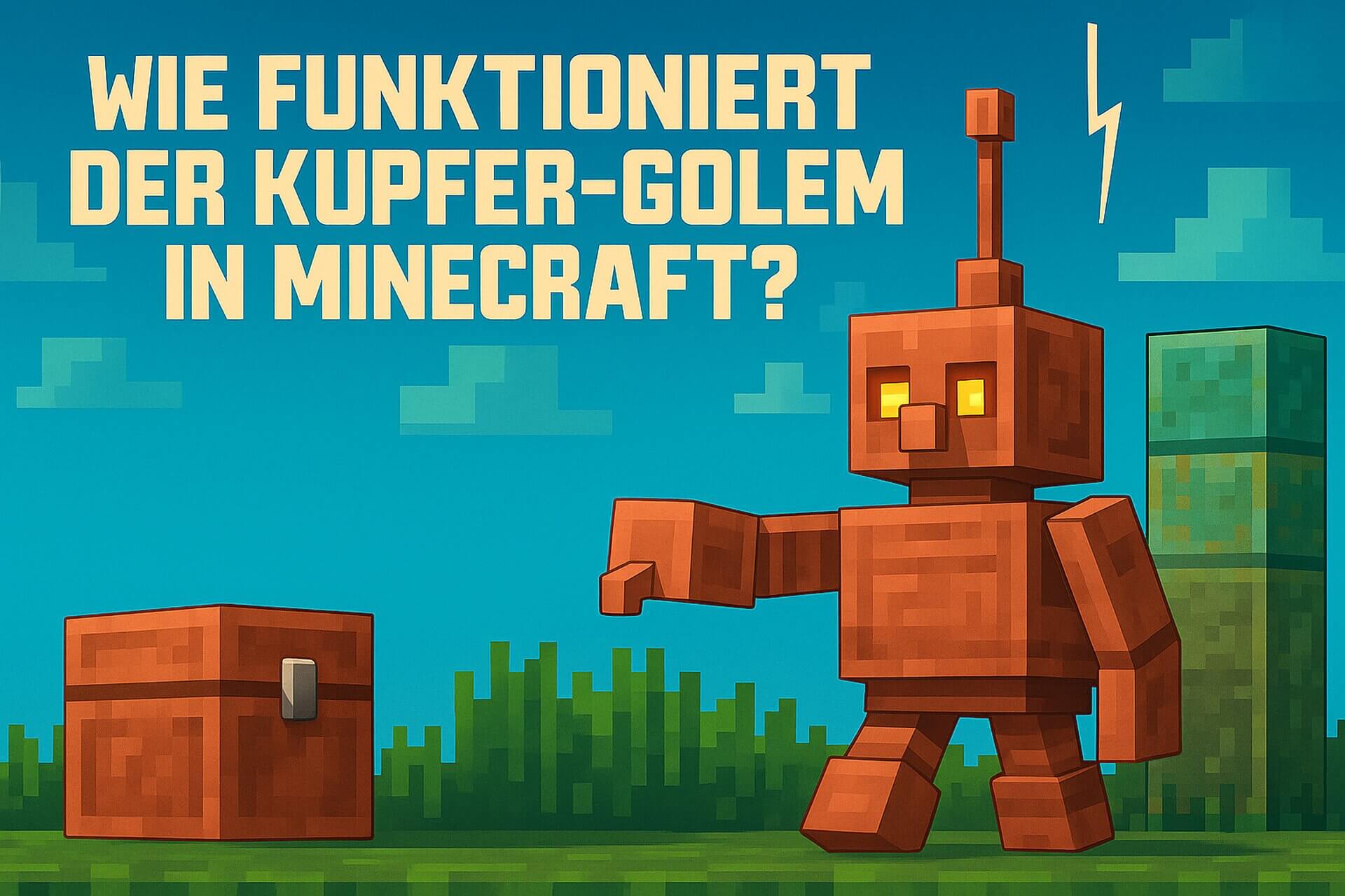 Wie funktioniert der Kupfer-Golem in Minecraft?