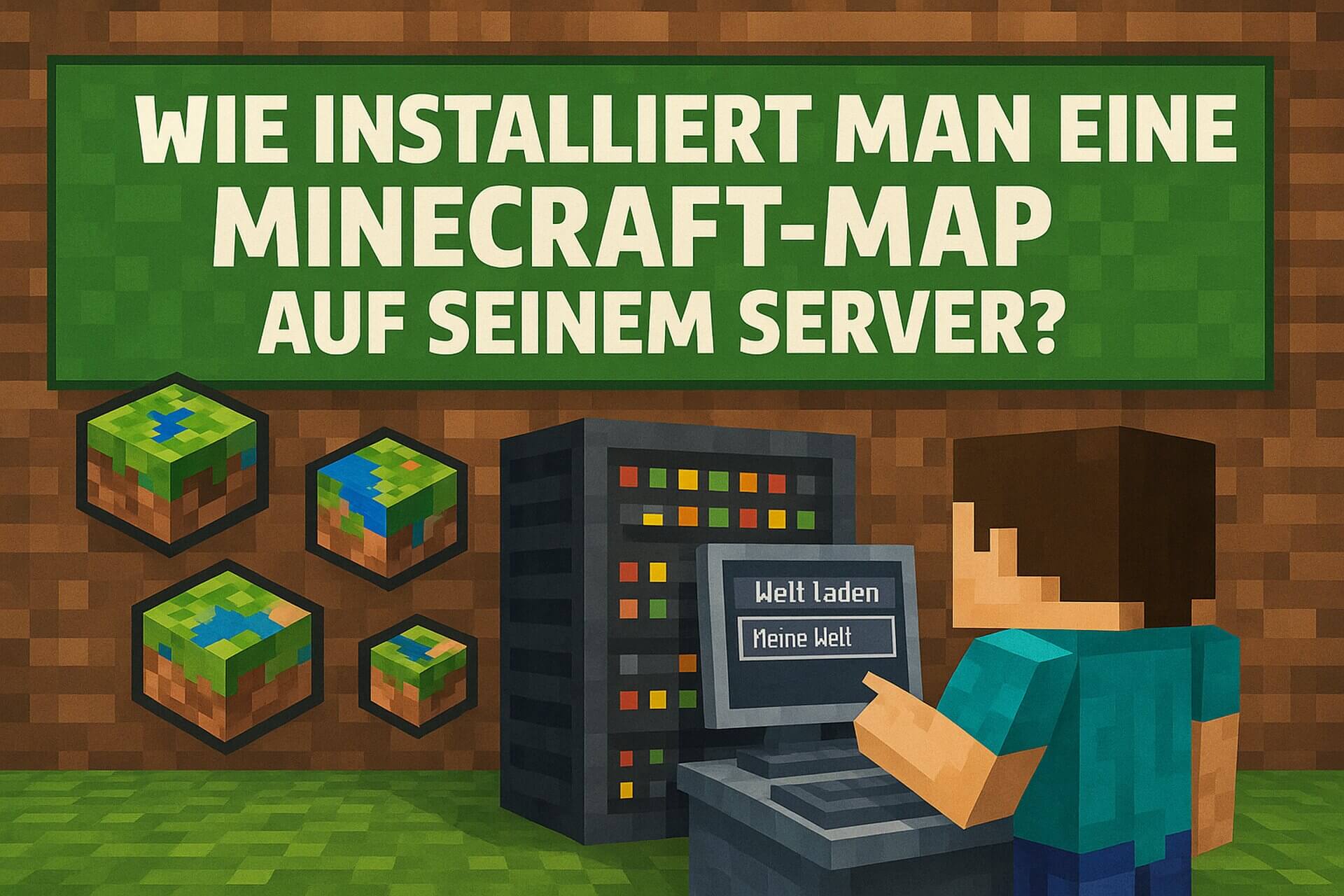 Wie installiert man eine Minecraft-Map auf seinem Server?