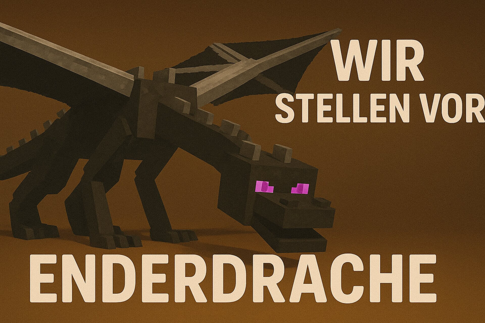 Wir stellen Minecraft-Charaktere vor - Enderdrache