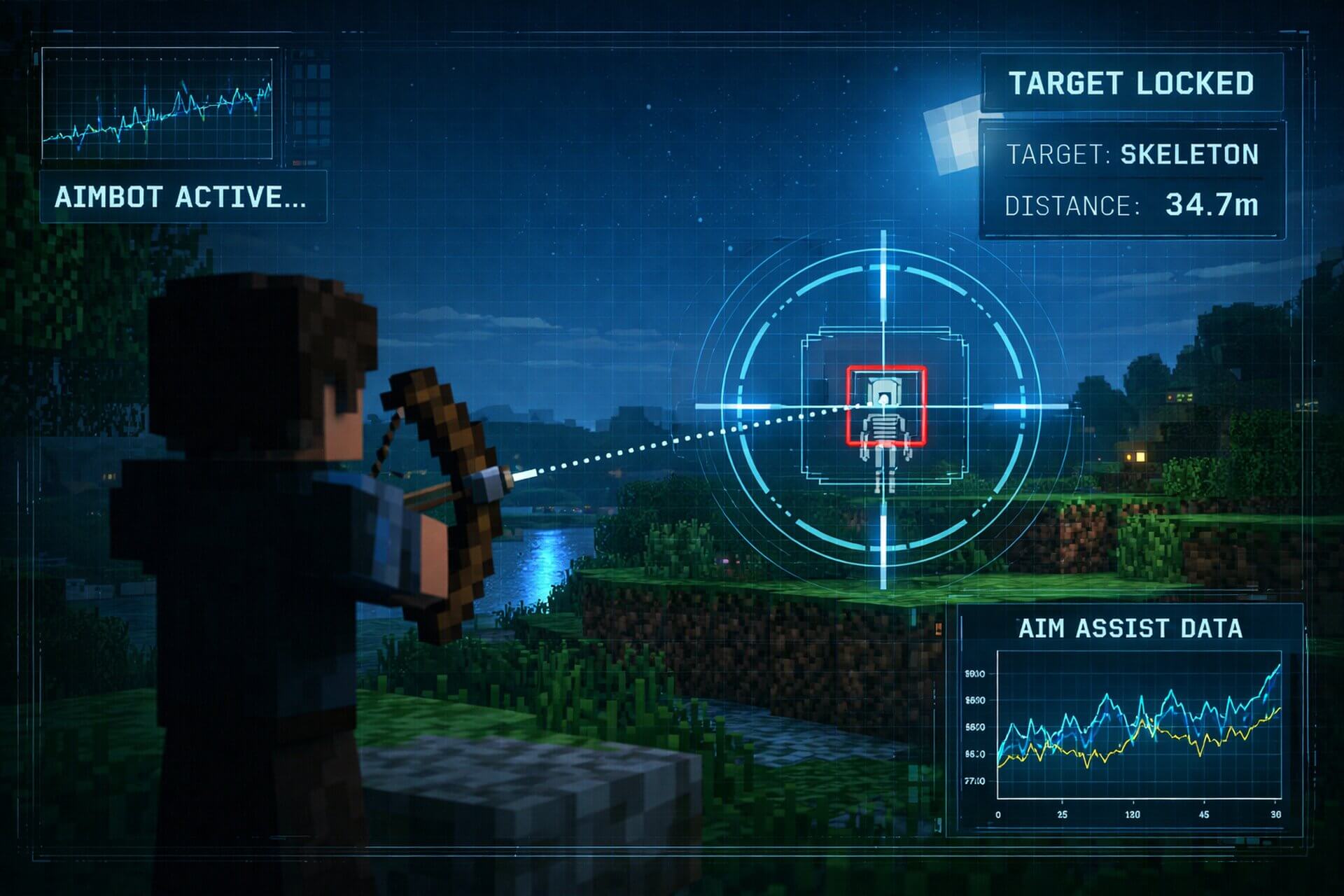 Aimbots in Minecraft: Wenn Programme für dich zielen